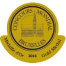 Concours Mondial de Bruxelles: Gold medal
